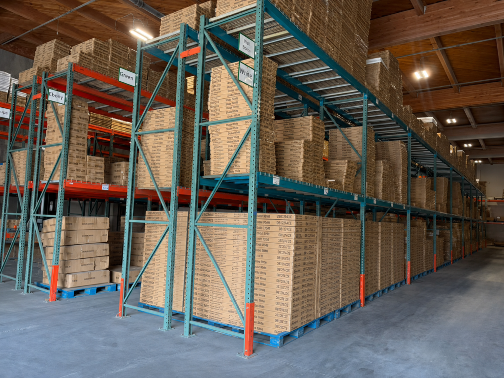 Locally Stocked Kitchen Cabinets, Quartz Countertops, and Flooring with Zero Lead Time